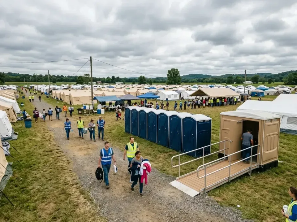 disaster-relief-camp-restrooms-010 — frequently asked questions, Dumpster & Portable Bathrooms Rental in Panorama Village, TX